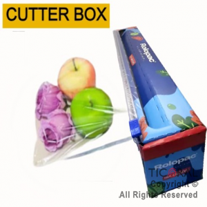 ROLLO PAPEL FILM ROLOPAC CUTTER BOX 30 CM X 100 MT x 1